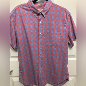 2 Men’s XL JCrew Short Sleeve Button Down Shirts